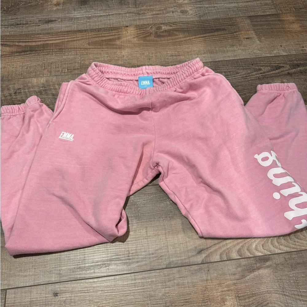 Emma Chaimberlin "Anything Goes" Pink Sweatpants